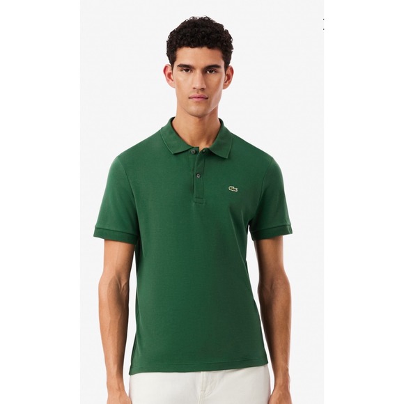 Lacoste Other - Lacoste Mens Green Classic Fit Pique Cotton Short Sleeve Polo Shirt Size 7 XL